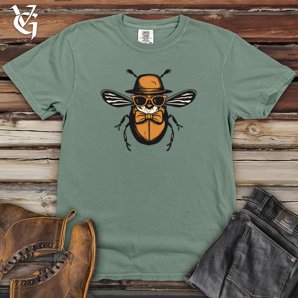 Viking Goods Retro Bowtie Beetle Heavy Cotton Comfort Colors Tee Bay / L