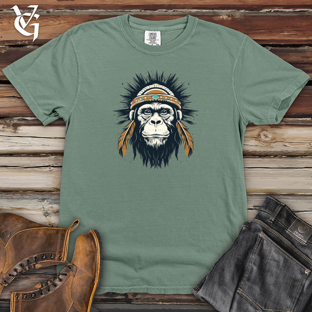 Viking Goods Retro Eskimo Monkey 01 Heavy Cotton Comfort Colors Tee Bay / L