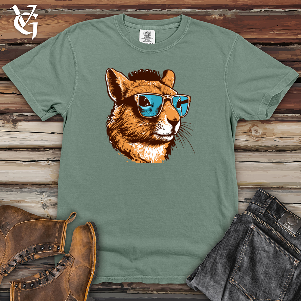 Viking Goods Retro Shades Squirrel Heavy Cotton Comfort Colors Tee Bay / L