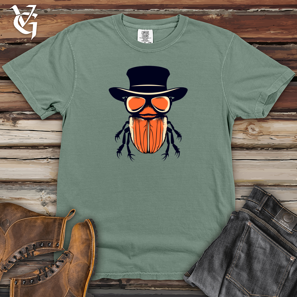 Viking Goods Retro Top Hat Beetle Heavy Cotton Comfort Colors Tee Bay / L