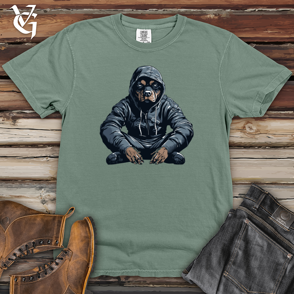 Viking Goods Rottweiler Urban Stance Heavy Cotton Comfort Colors Tee Bay / L