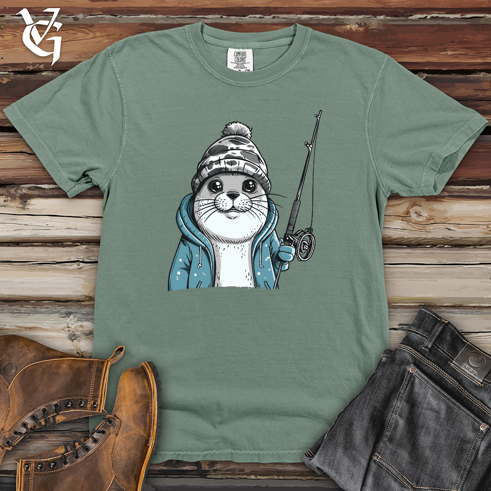 Viking Goods Seal Angler Adventure Heavy Cotton Comfort Colors Tee Bay / L