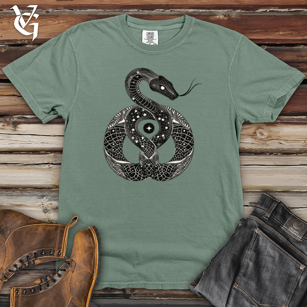 Viking Goods Serpent Infinite Mystique Heavy Cotton Comfort Colors Tee Bay / L