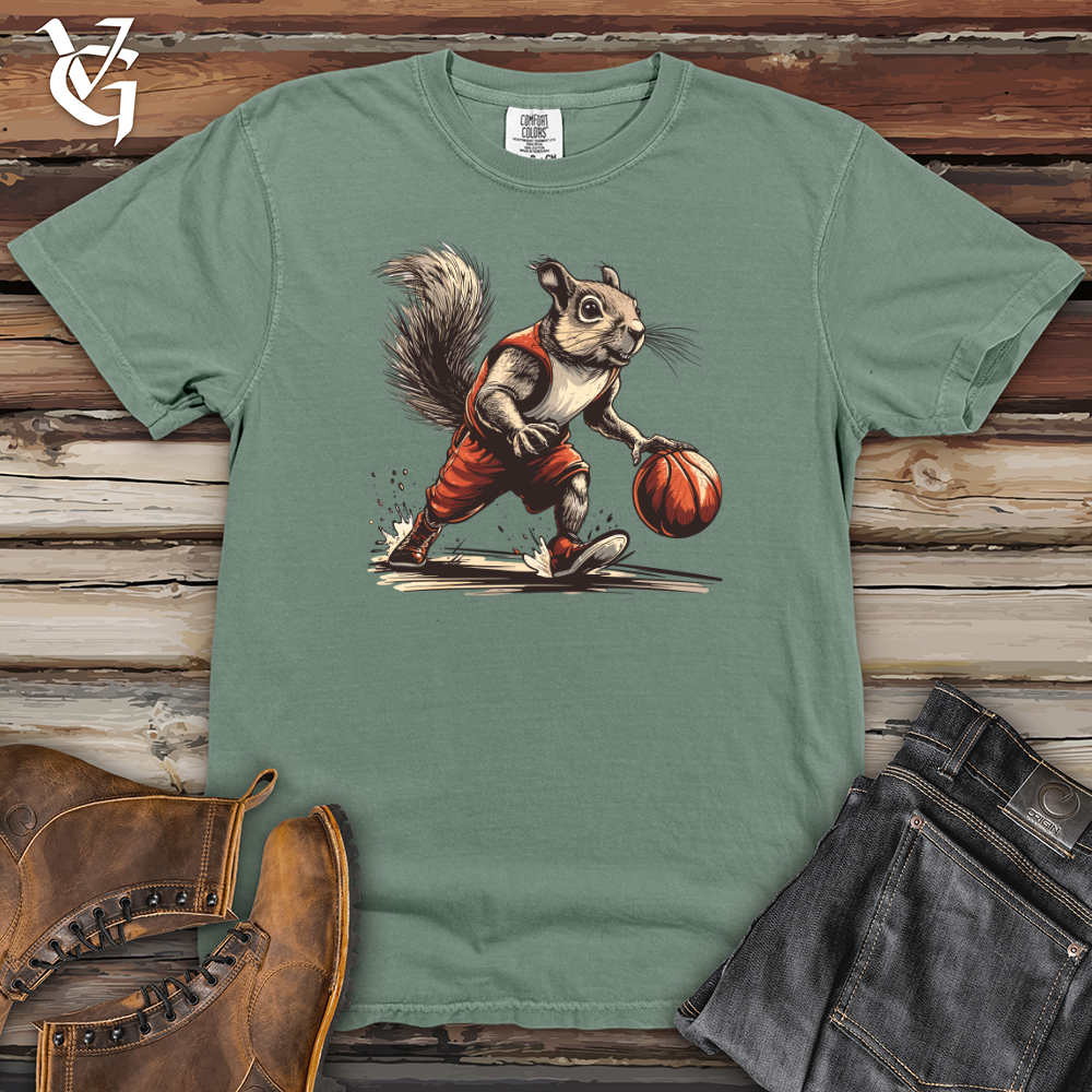 Viking Goods Squirrel Basketball Hustle Heavy Cotton Comfort Colors Tee Bay / L
