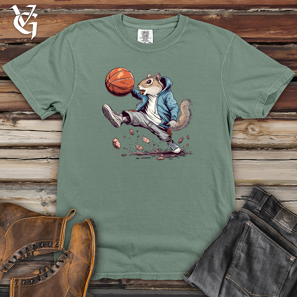 Viking Goods Squirrel Basketball Hustle Heavy Cotton Comfort Colors Tee Bay / L