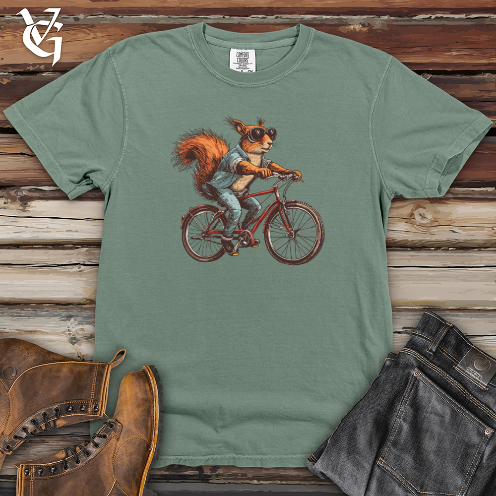 Viking Goods Squirrel Biker Cruise Heavy Cotton Comfort Colors Tee Bay / L