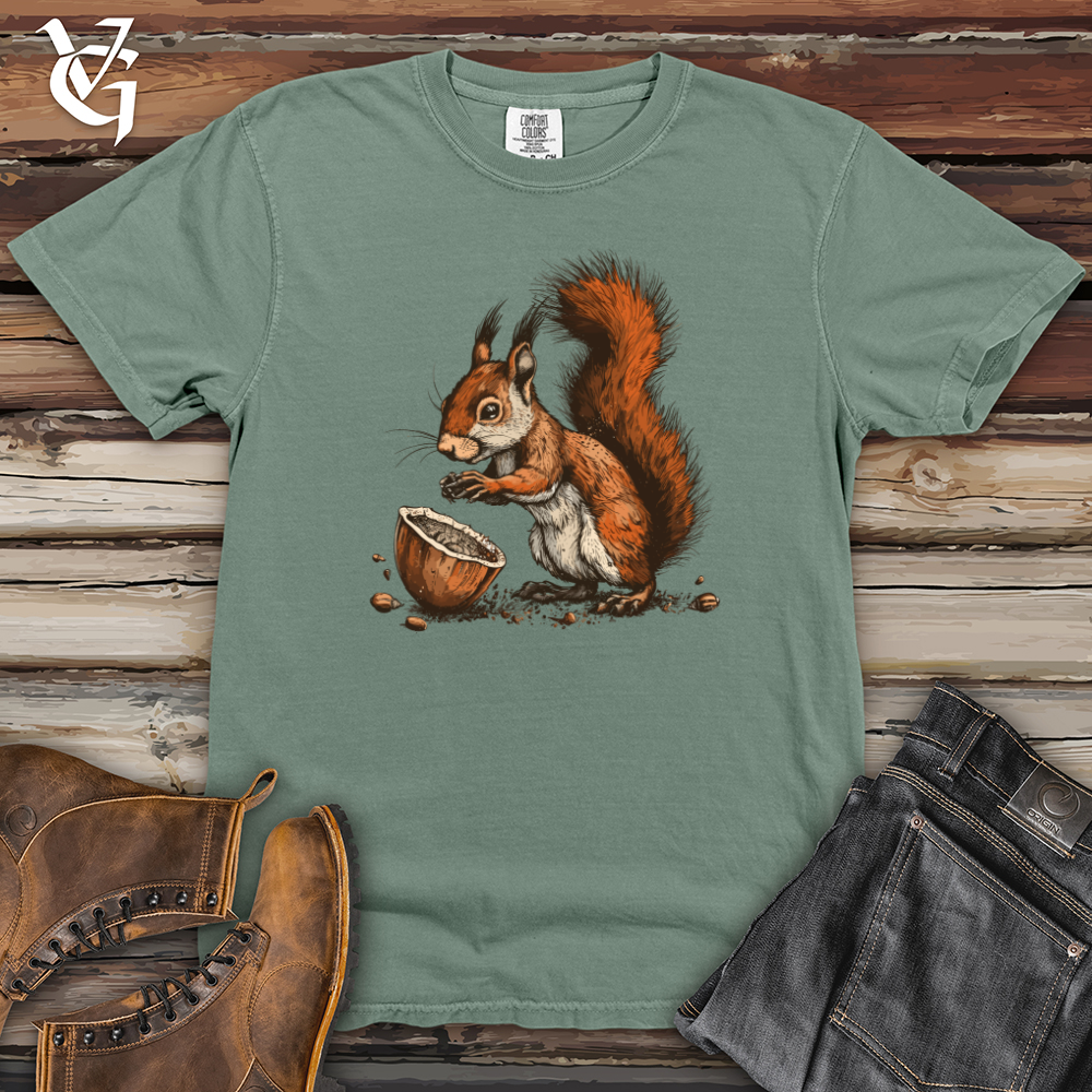 Viking Goods Squirrel Nut Feast Heavy Cotton Comfort Colors Tee Bay / L