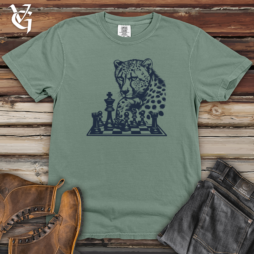 Viking Goods Strategic Leopard Gambit Heavy Cotton Comfort Colors Tee Bay / L