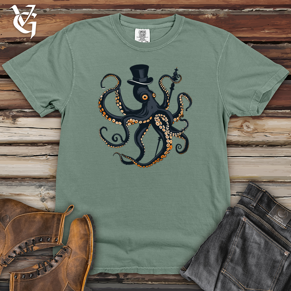 Viking Goods Tentacled Aristocrat Charmer Heavy Cotton Comfort Colors Tee Bay / L