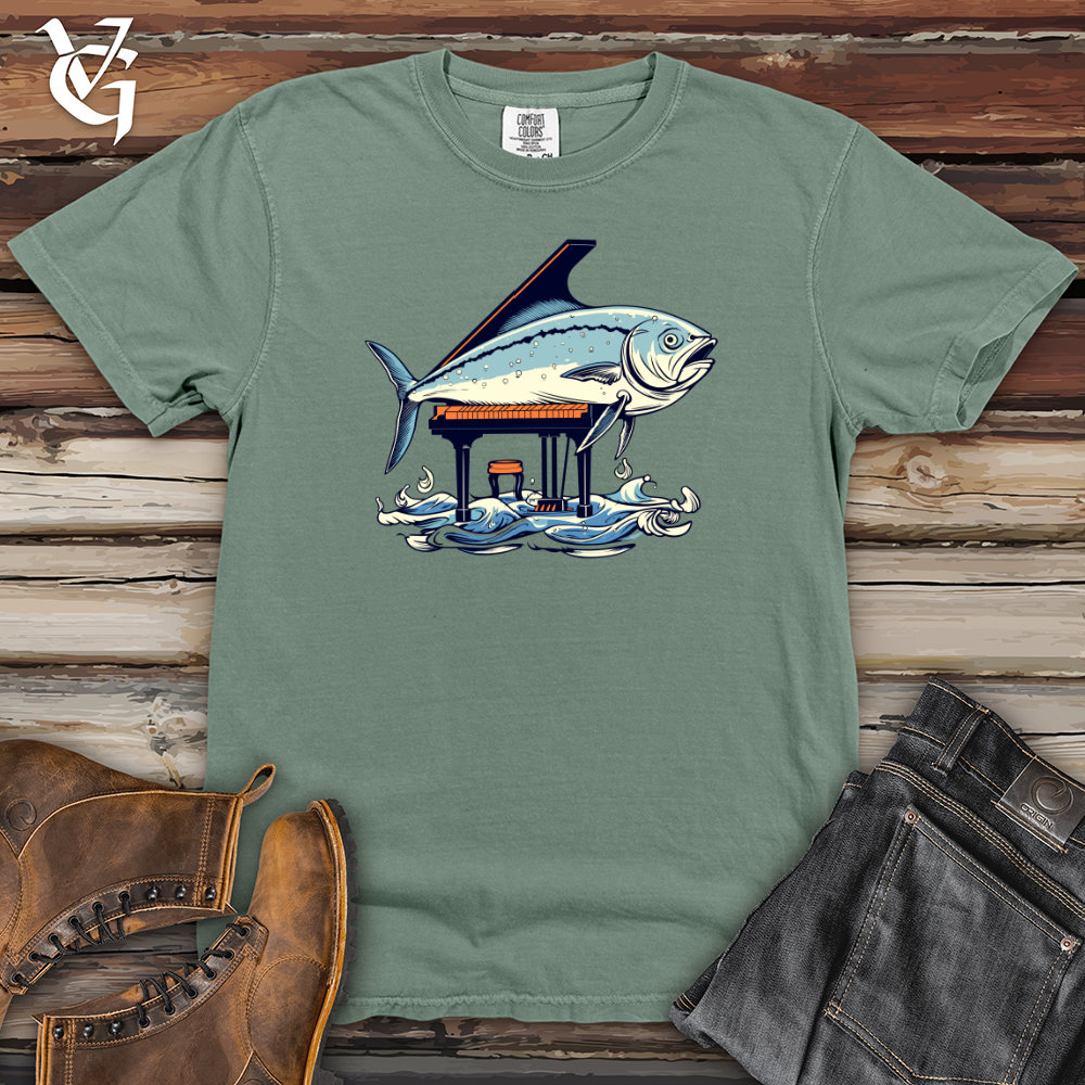 Viking Goods Tuna Piano Heavy Cotton Comfort Colors Tee Bay / L