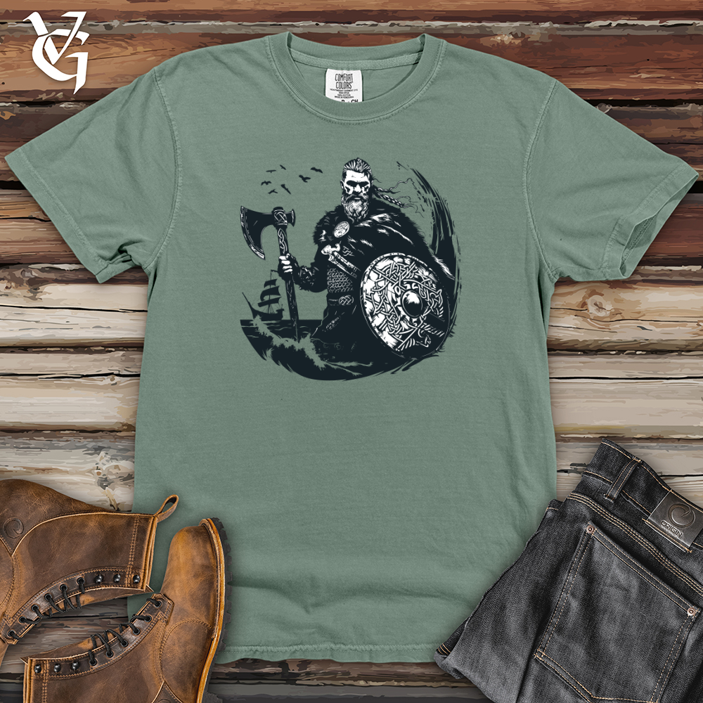 Viking Goods Viking Seafarer's Saga Heavy Cotton Comfort Colors Tee Bay / L