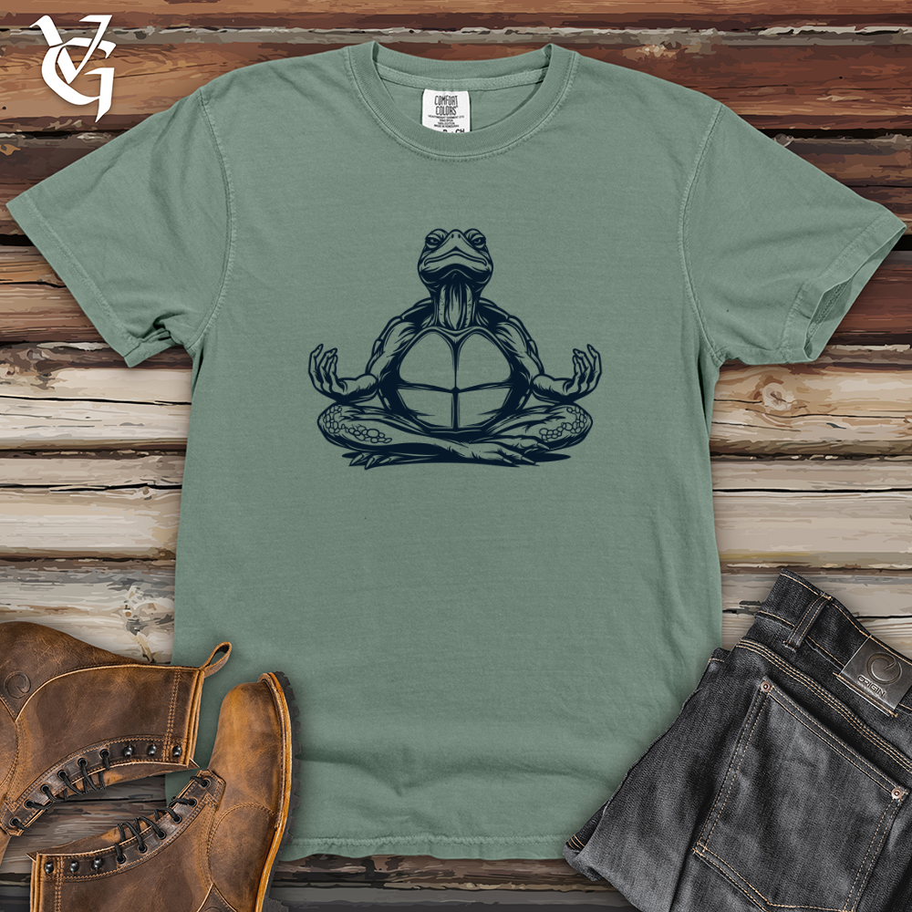 Viking Goods Zen Turtle Meditation Heavy Cotton Comfort Colors Tee Bay / L