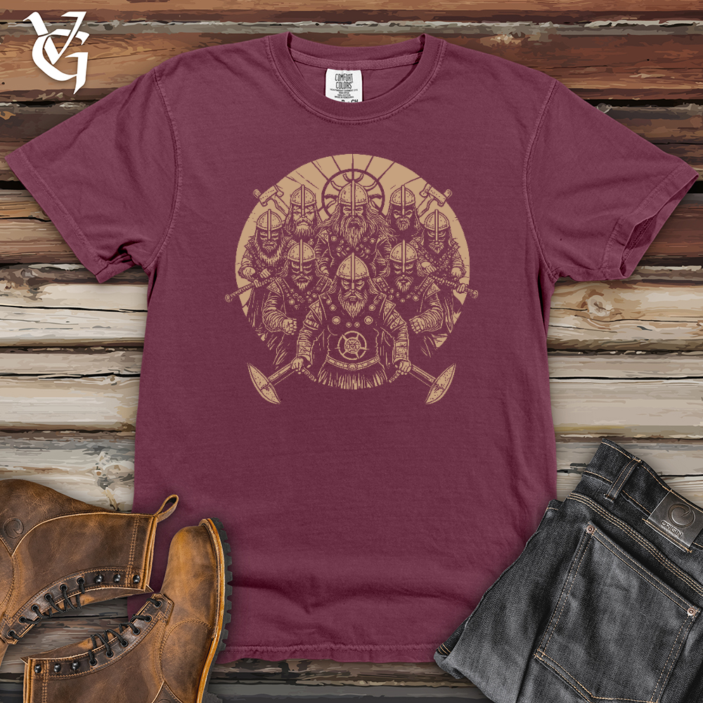 Viking Goods A Gang of Stern Vikings Heavy Cotton Comfort Colors Tee Berry / L