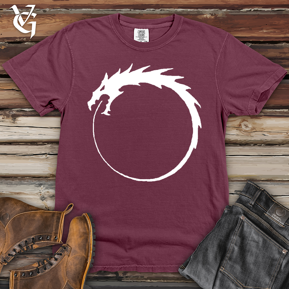 Viking Goods Dragon Circle Heavy Cotton Comfort Colors Tee Berry / L