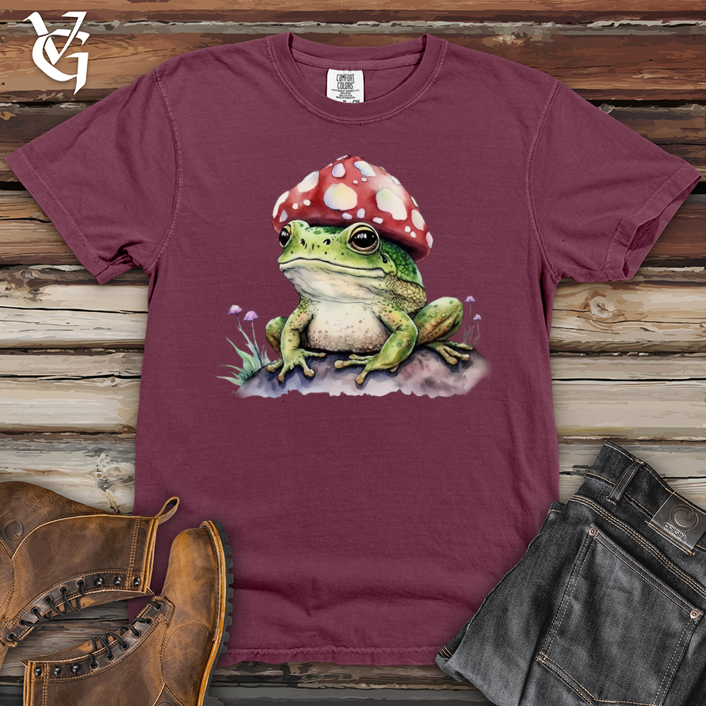 Viking Goods Frog Mushroom Head Heavy Cotton Comfort Colors Tee Berry / L