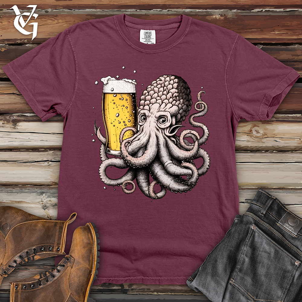 Viking Goods Hoptopus Heavy Cotton Comfort Colors Tee Berry / L