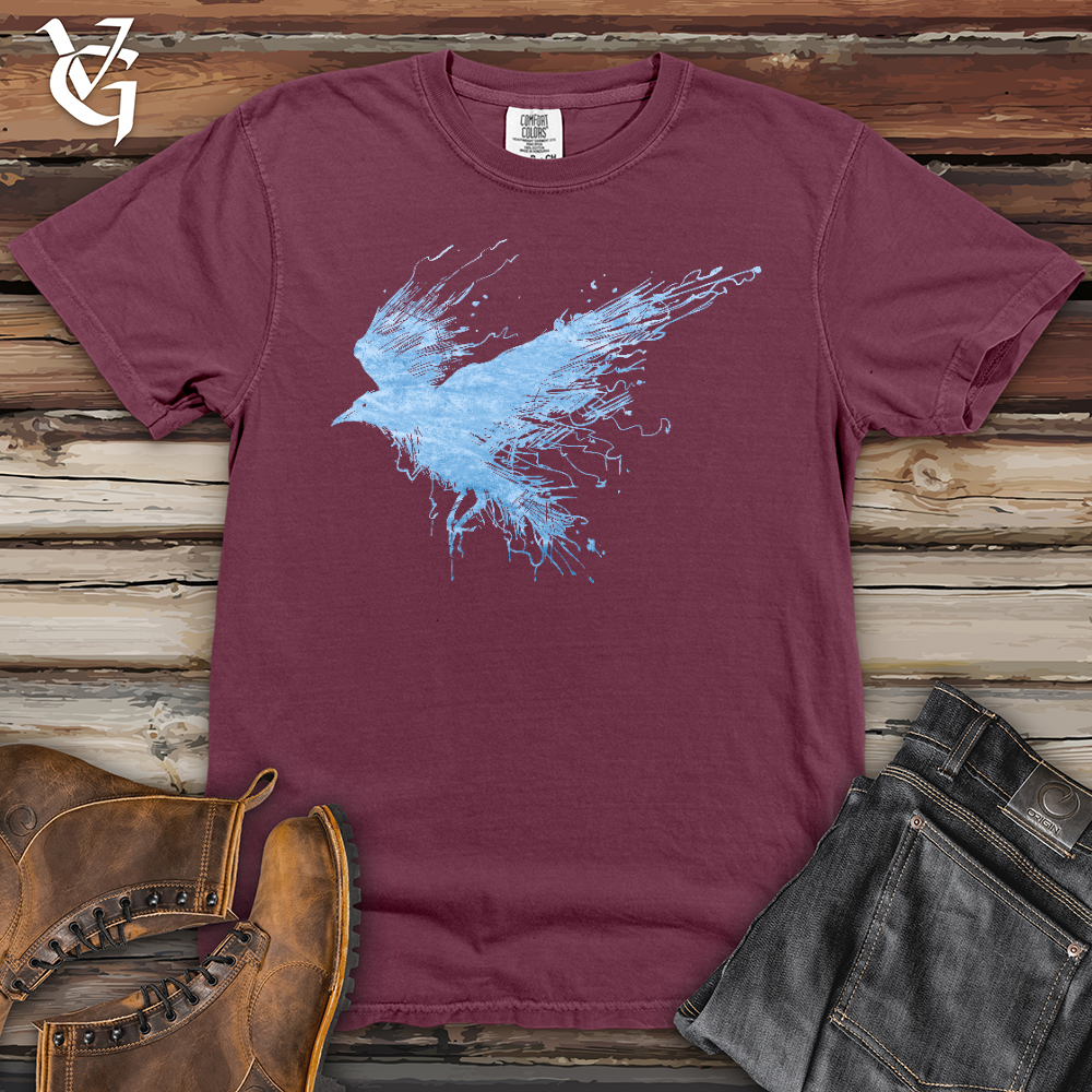 Viking Goods Smokey Winter Raven Heavy Cotton Comfort Colors Tee Berry / L