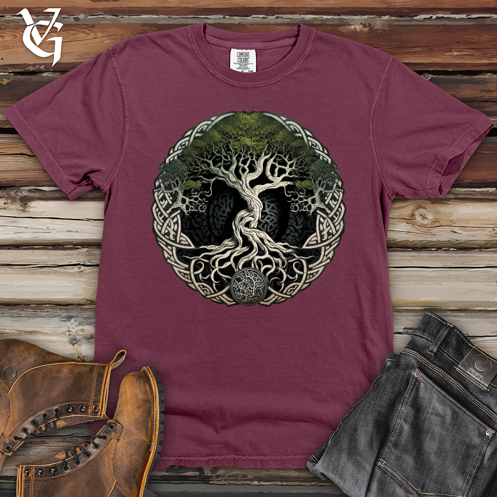 Viking Goods Tree of Life Viking Heavy Cotton Comfort Colors Tee Berry / L