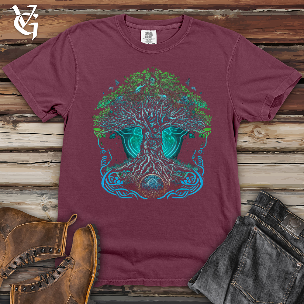 Viking Goods Yggdrasil Spirit Heavy Cotton Comfort Colors Tee Berry / L