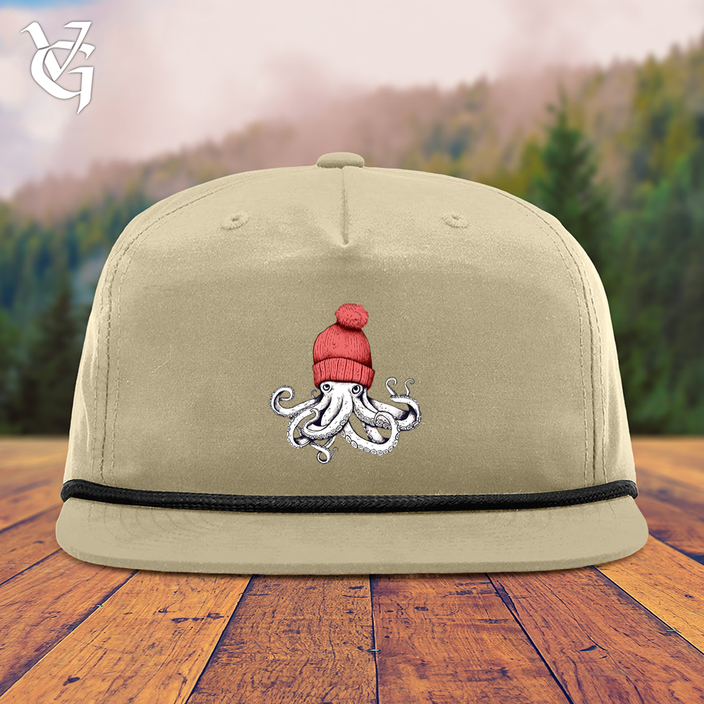 Viking Goods Octopus Chillin Snapback Cap Birch/ Black