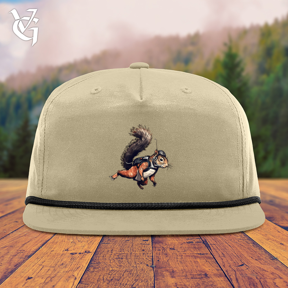 Viking Goods Skydiving Squirrel Snapback Cap Birch/ Black