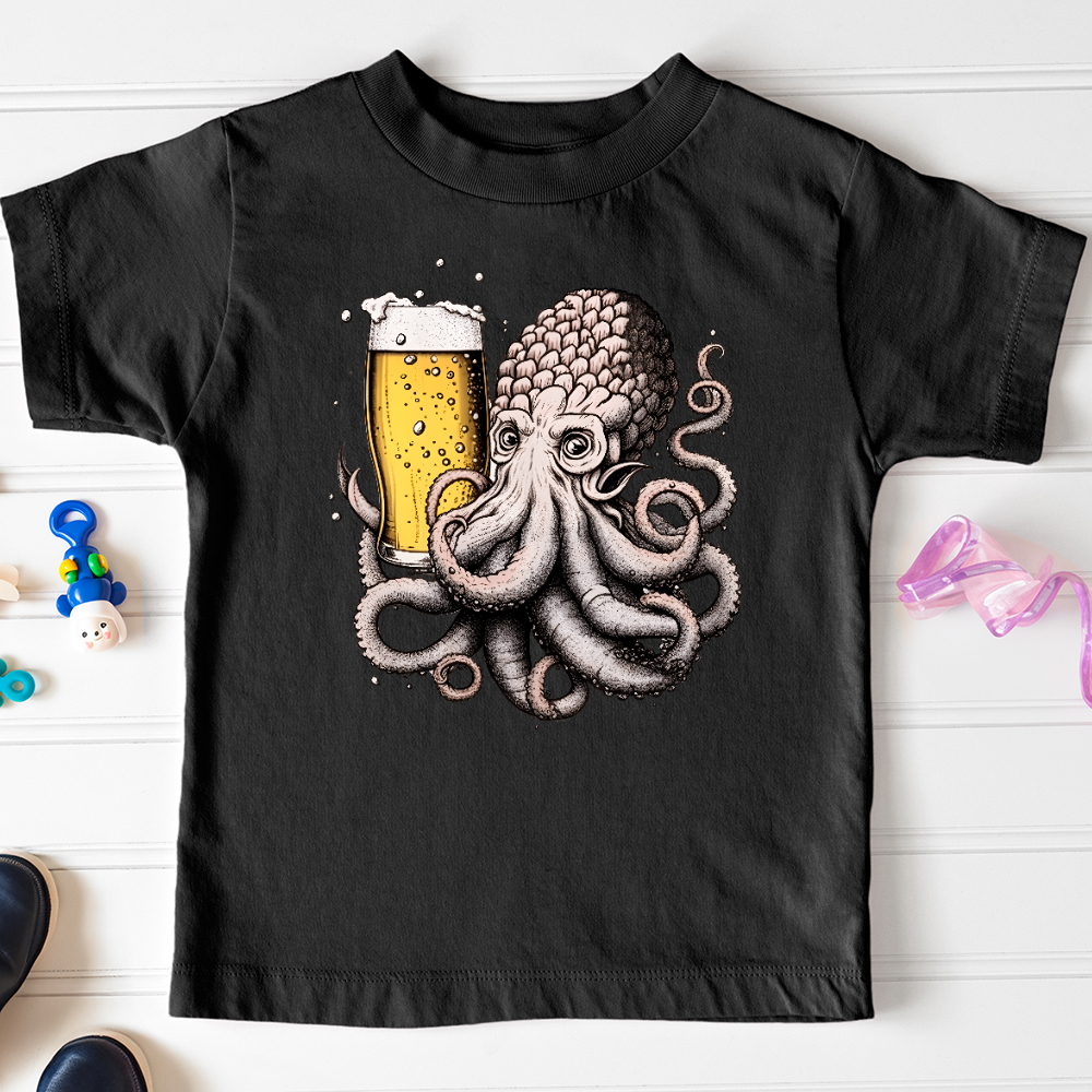 Viking Goods Hoptopus Toddler Tee Black / 2T