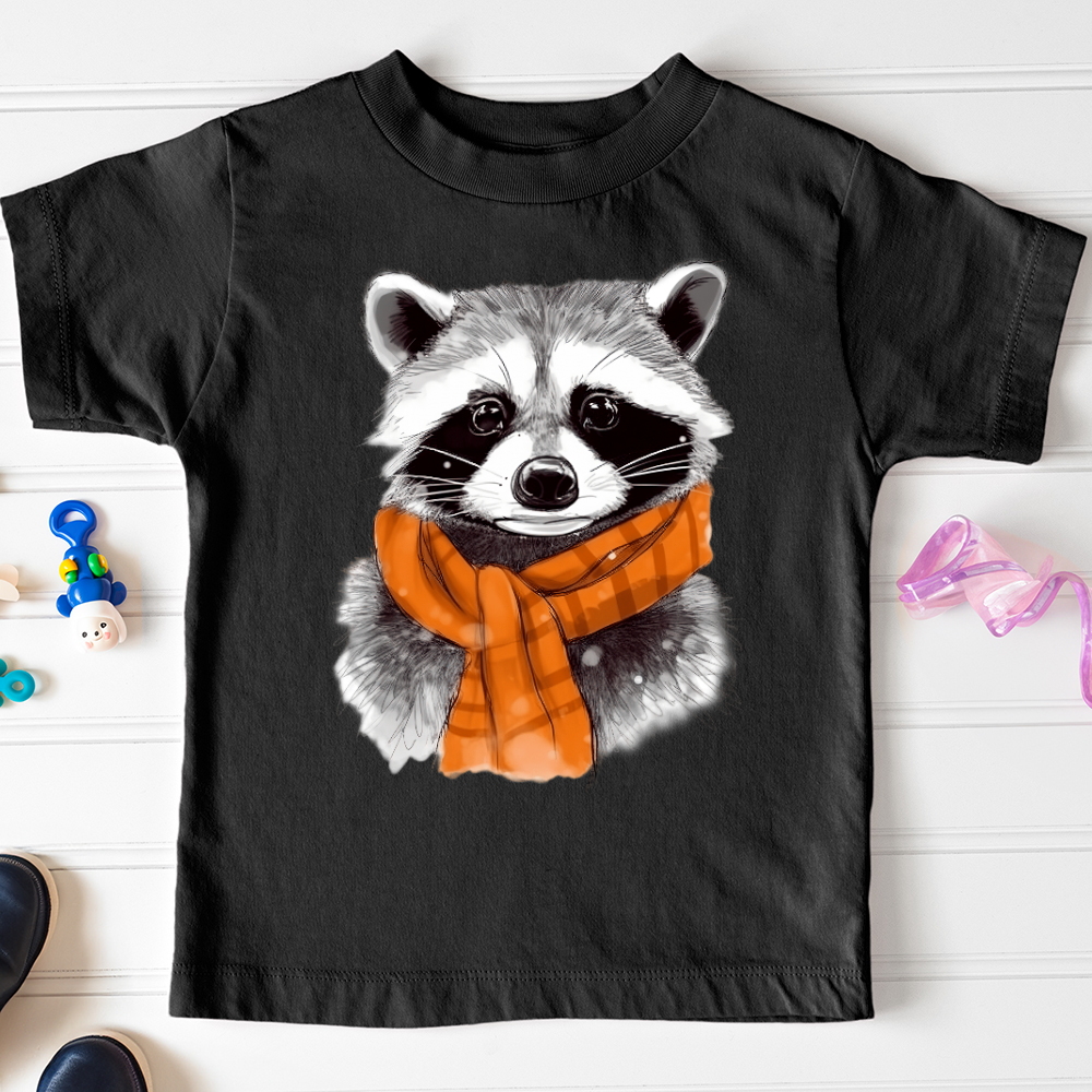 Viking Goods Raccoon Chief Toddler Tee Black / 2T