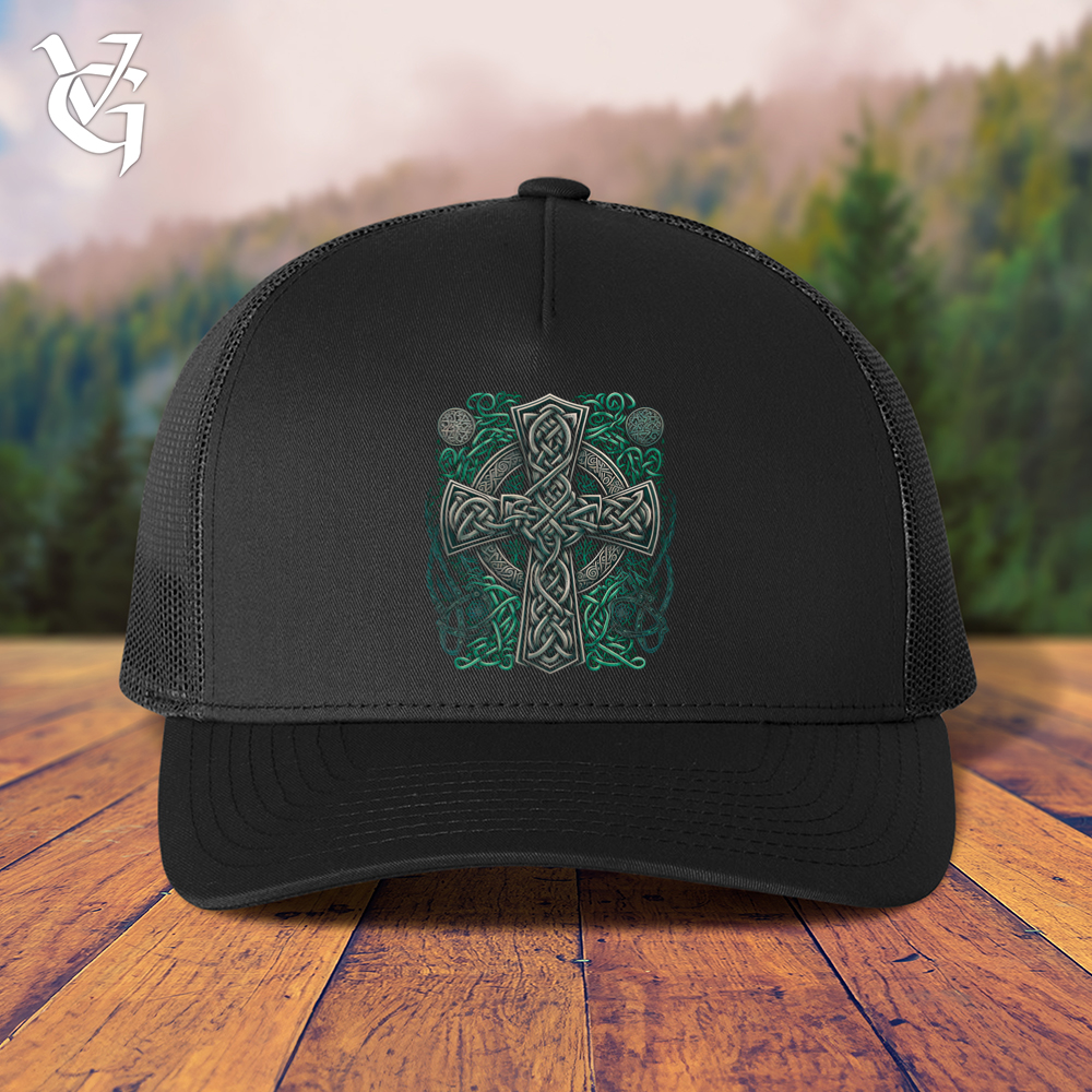 Viking Goods Celtic Crosses Trucker Cap Black