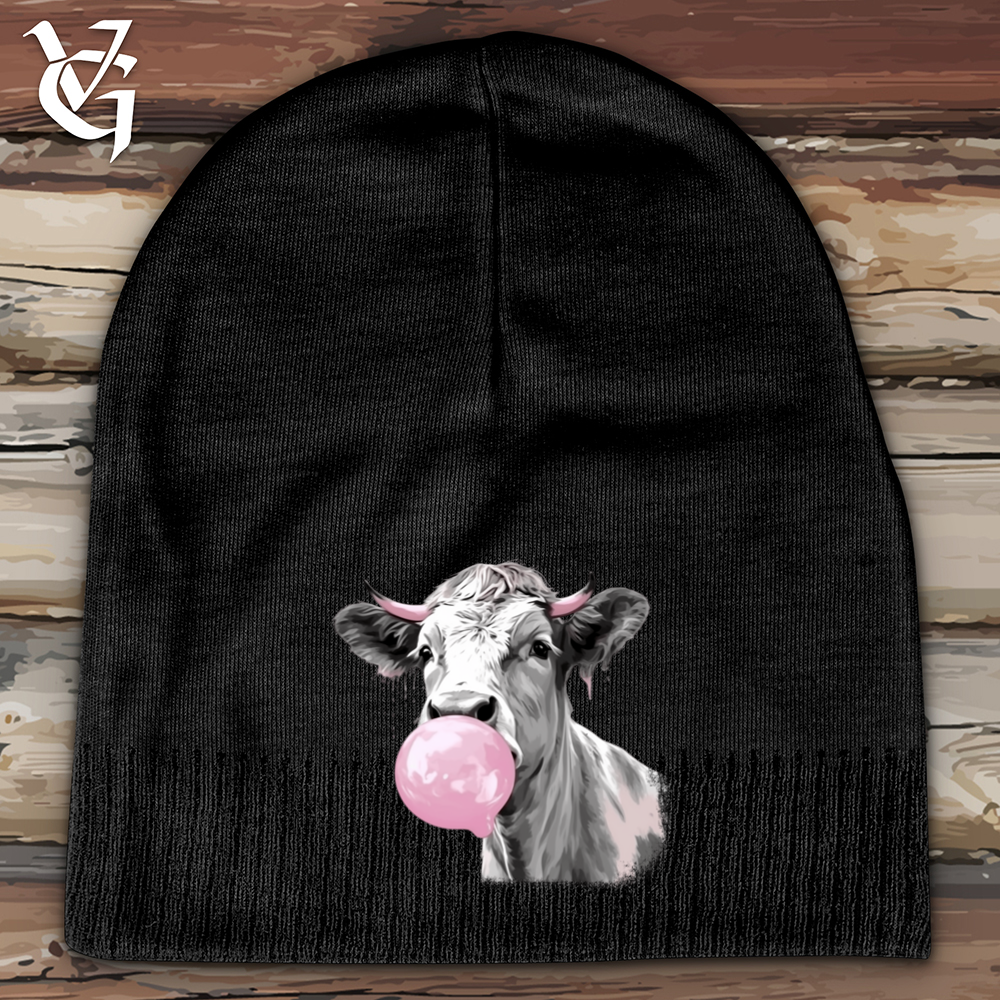 Viking Goods Cow Gum Cotton Beanie Black