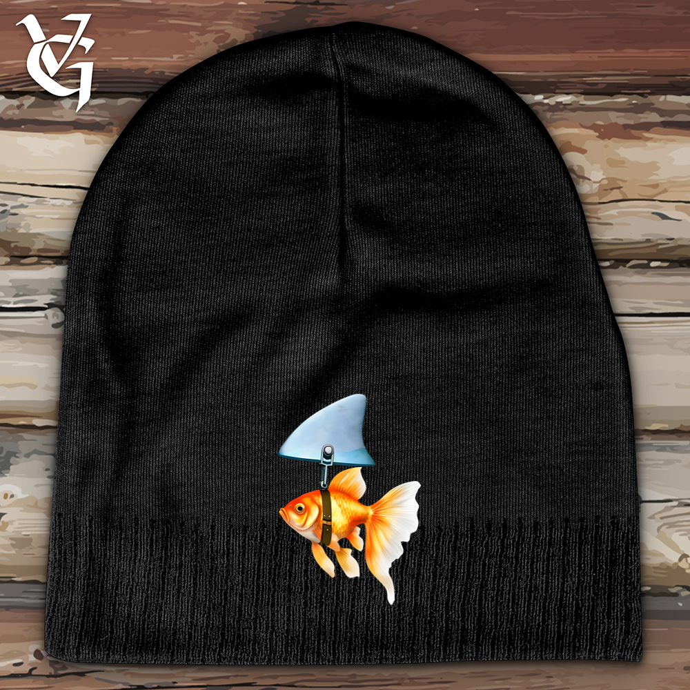 Viking Goods Goldfish Shark Fin Cotton Beanie Black
