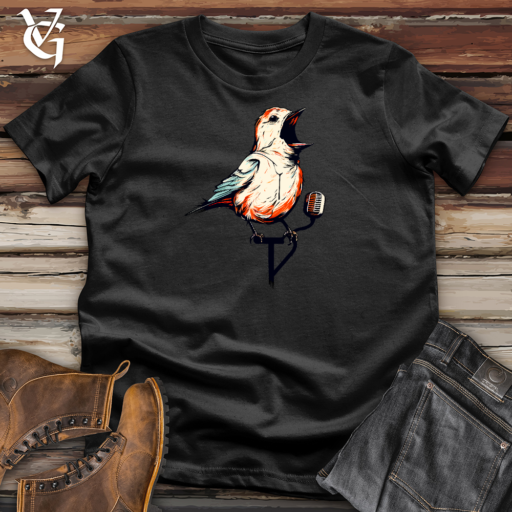 Viking Goods A Singing Bird Cotton Tee Black / L