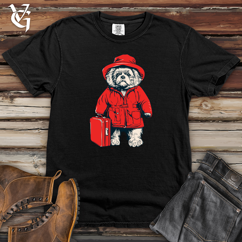 Viking Goods Adventure Bound Pup Heavy Cotton Comfort Colors Tee Black / L