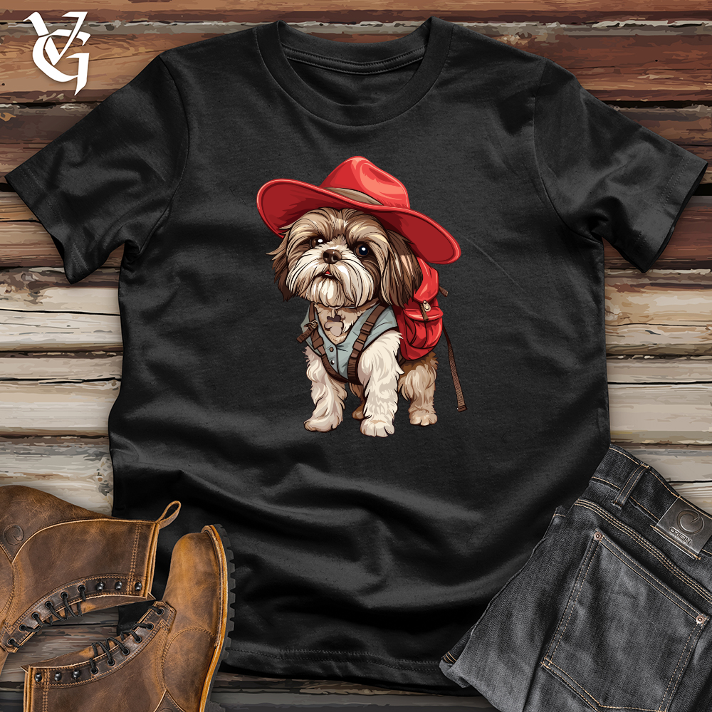 Viking Goods Adventurous Canine Explorer Softstyle Tee Black / L