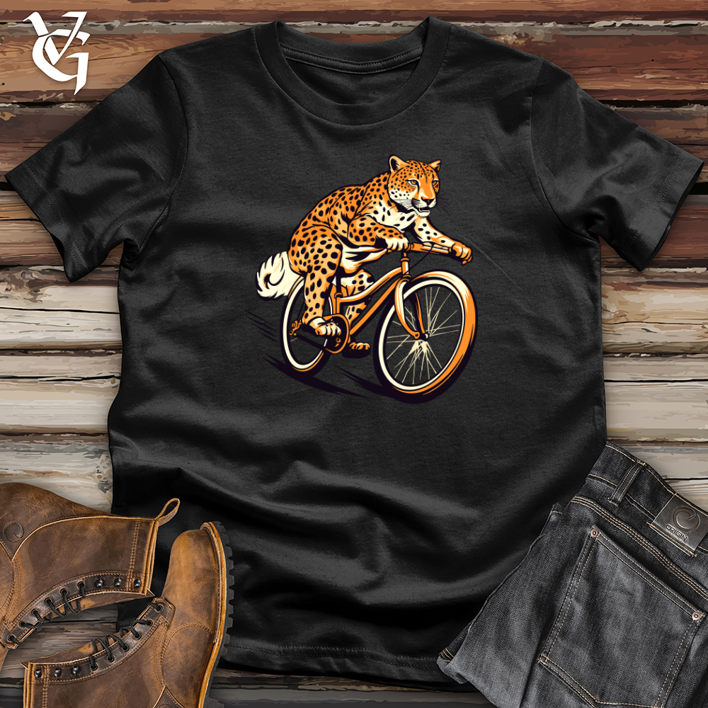 Viking Goods Agile Cheetah Cyclist Softstyle Tee Charcoal / L