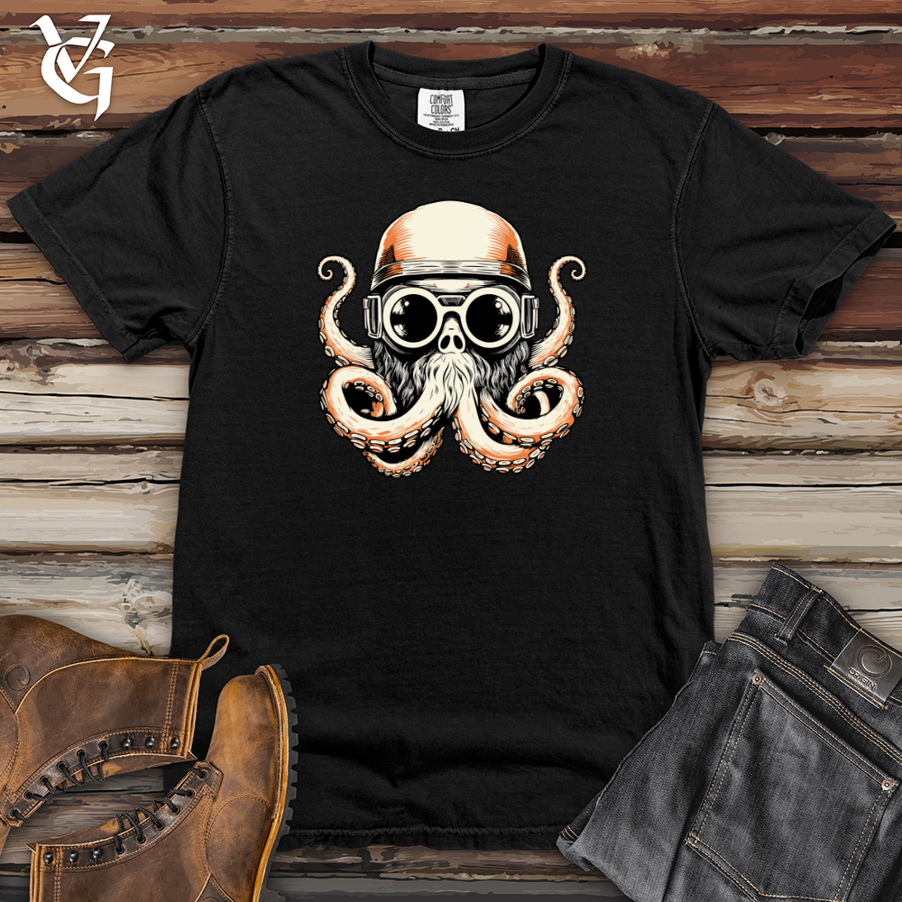 Viking Goods Airborne Octopus Adventure Heavy Cotton Comfort Colors Tee Black / L