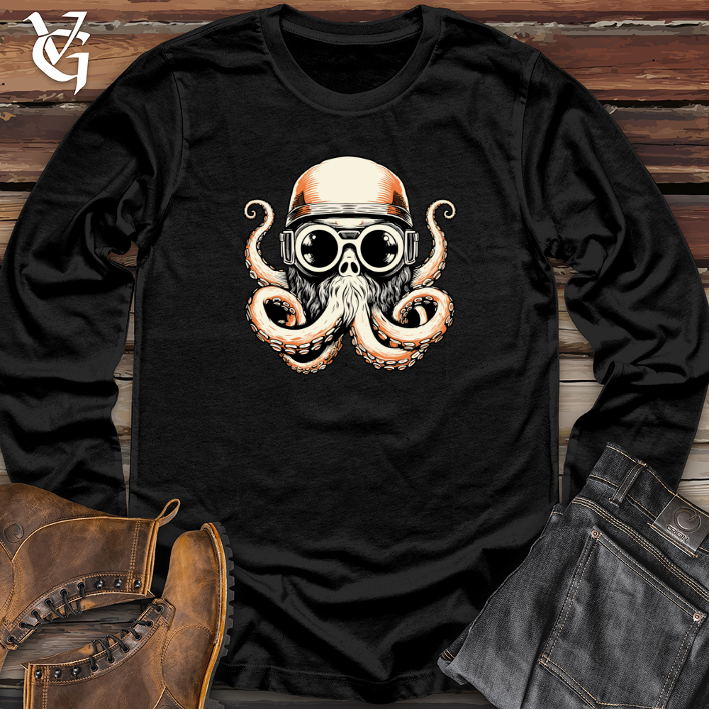 Viking Goods Airborne Octopus Adventure Long Sleeve Black / L
