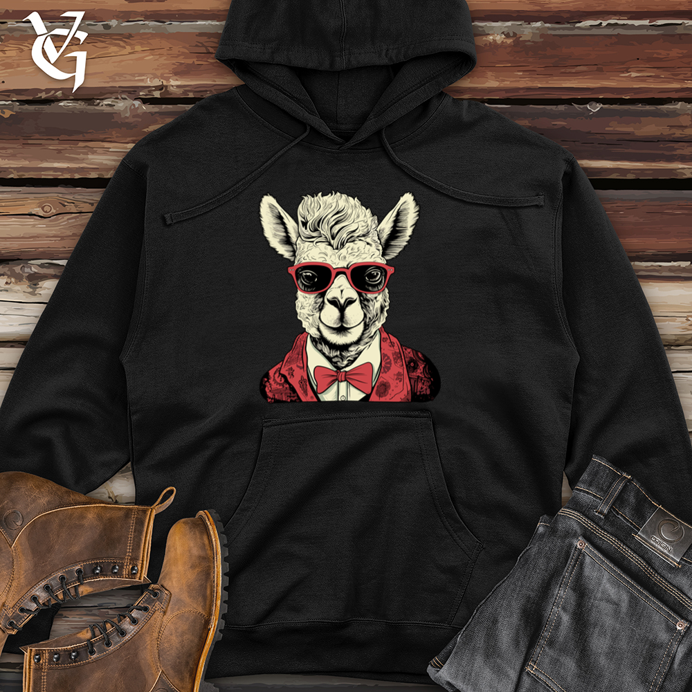 Viking Goods Alpaca High Andes Hipster Appeal Midweight Hooded Sweatshirt Black / L