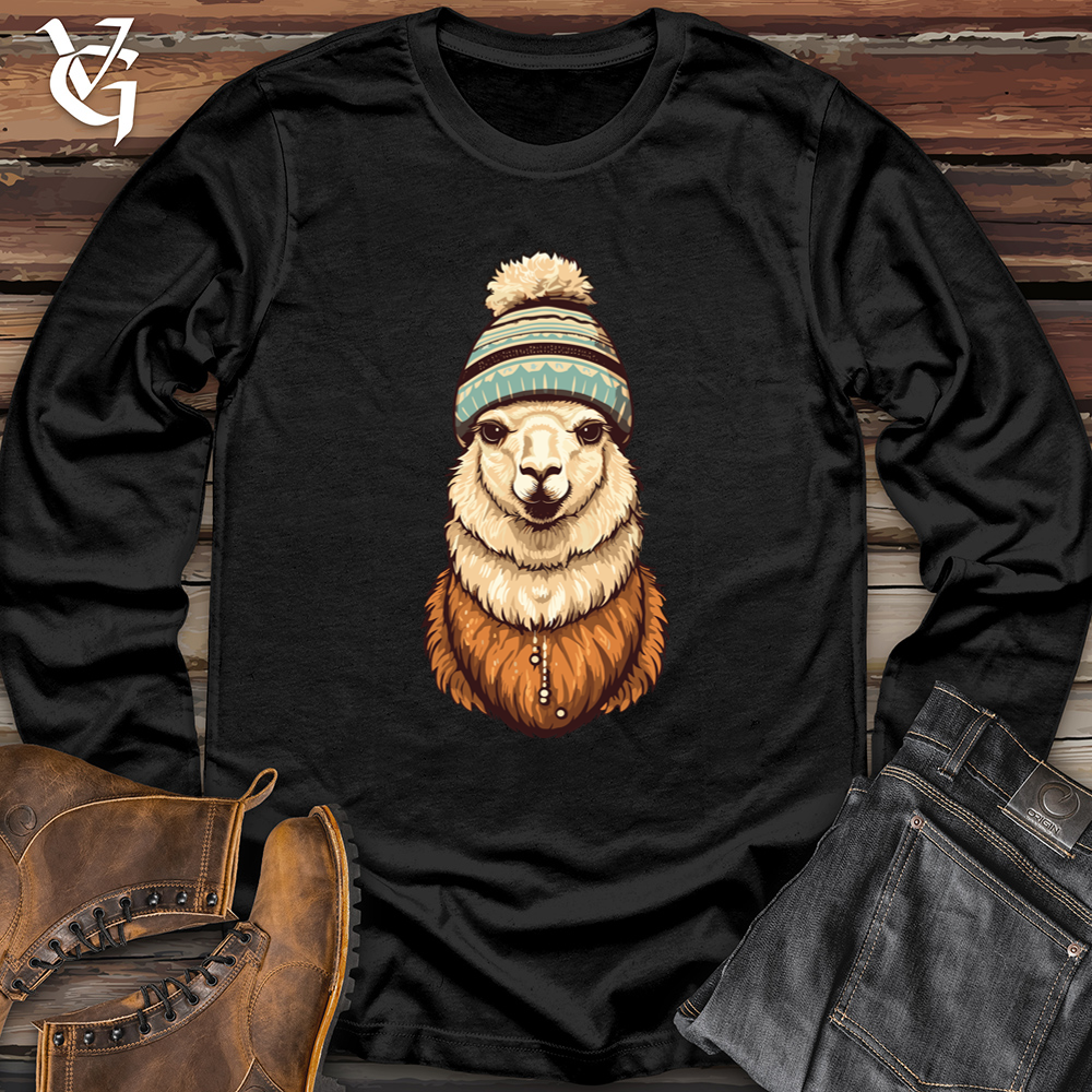 Viking Goods Alpaca Winter Beanie Warmth Style Softstyle Long Sleeve Black / L