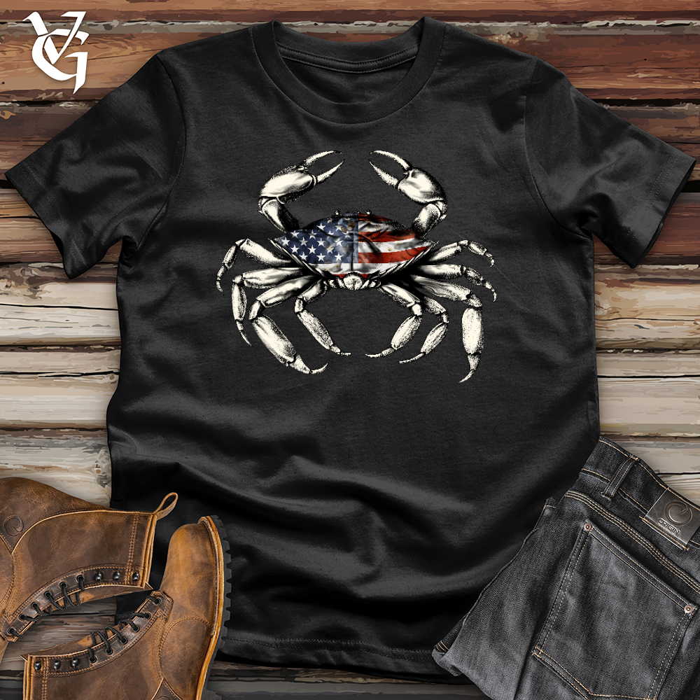 Viking Goods American Crab Softstyle Tee Black / L