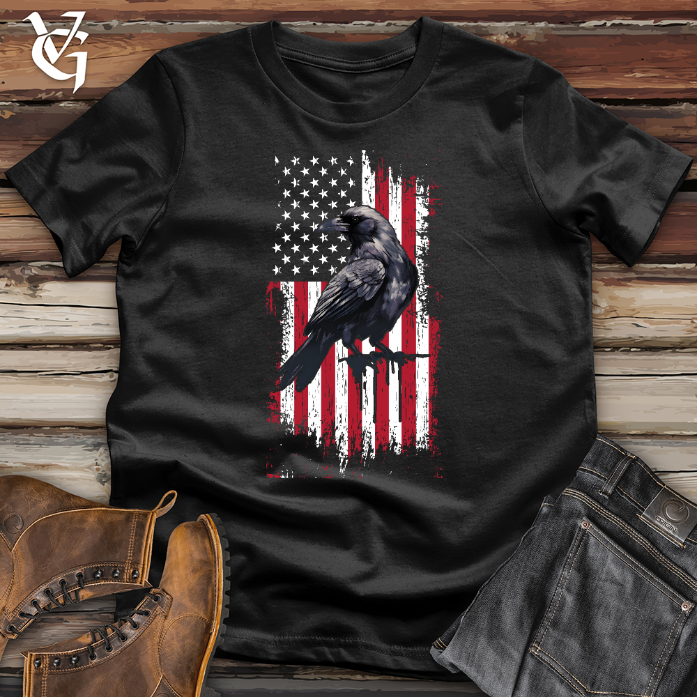 Viking Goods American Crow Softstyle Tee Black / L