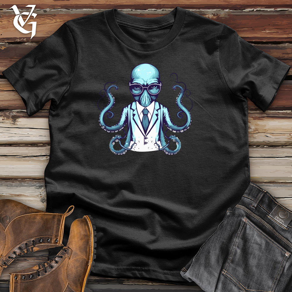 Viking Goods Analytical Octopus Cotton Tee Black / L