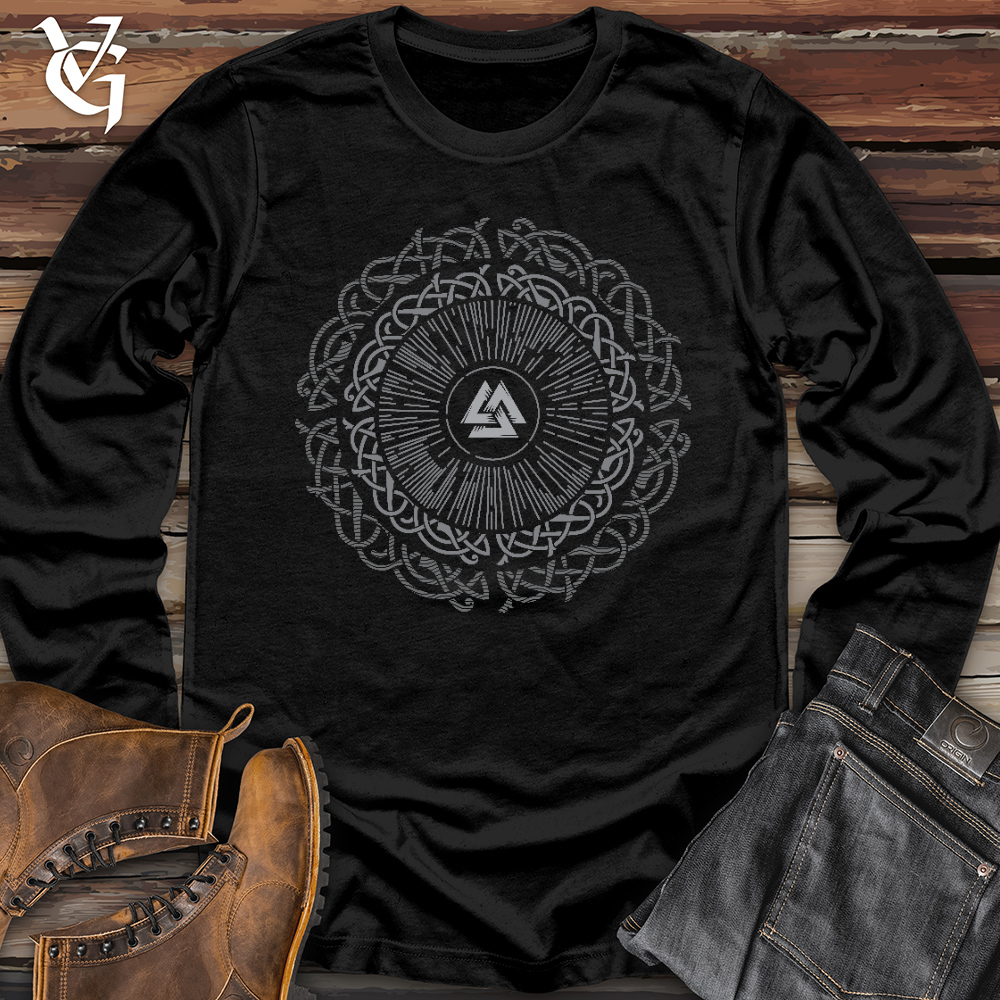 Viking Goods Ancient Round Celtic Long Sleeve Black / L