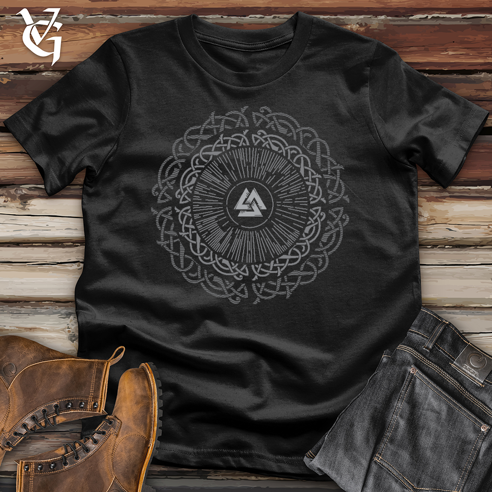 Viking Goods Ancient Round Celtic Softstyle Tee Black / L