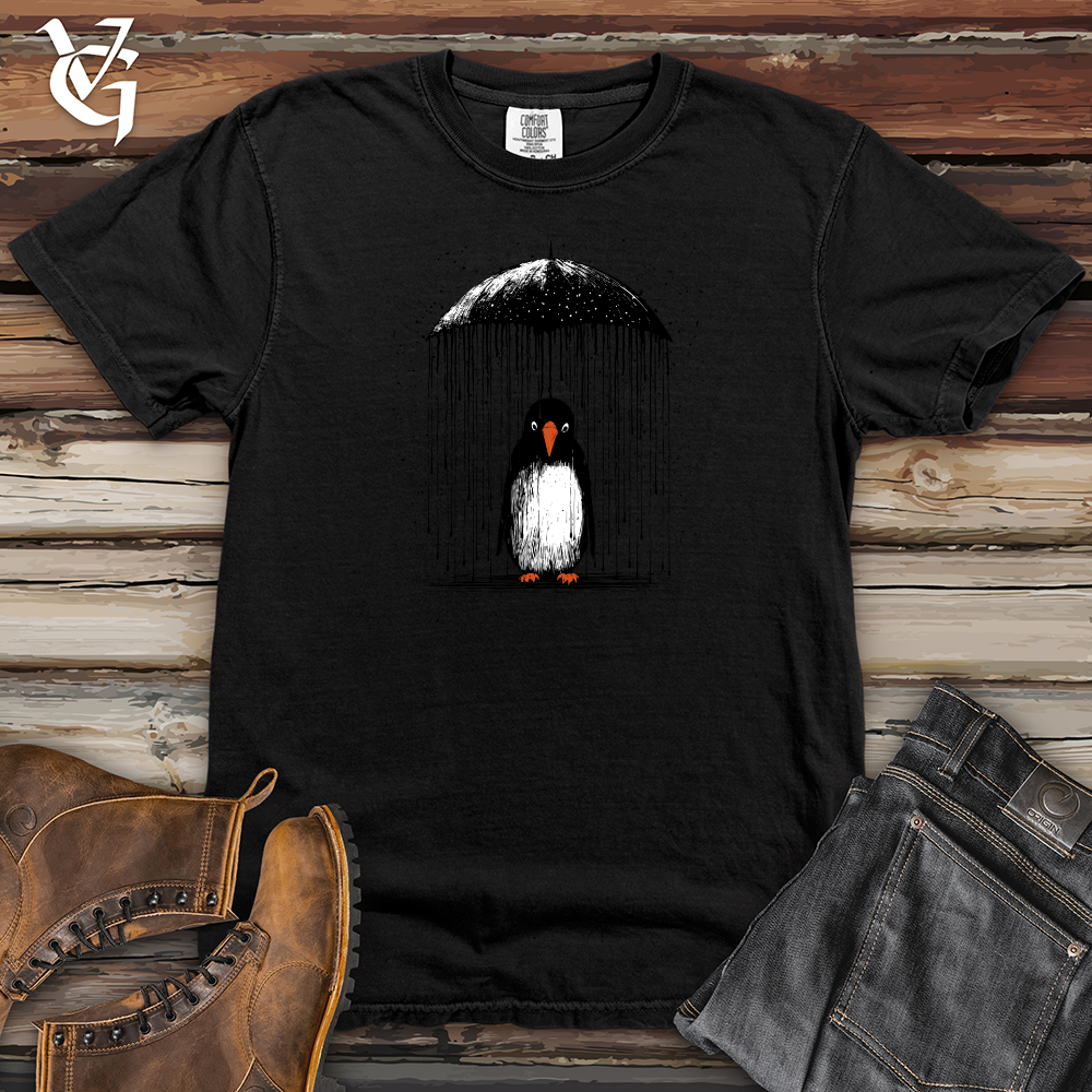 Viking Goods Aqua-Glide Penguin Heavy Cotton Comfort Colors Tee Black / L