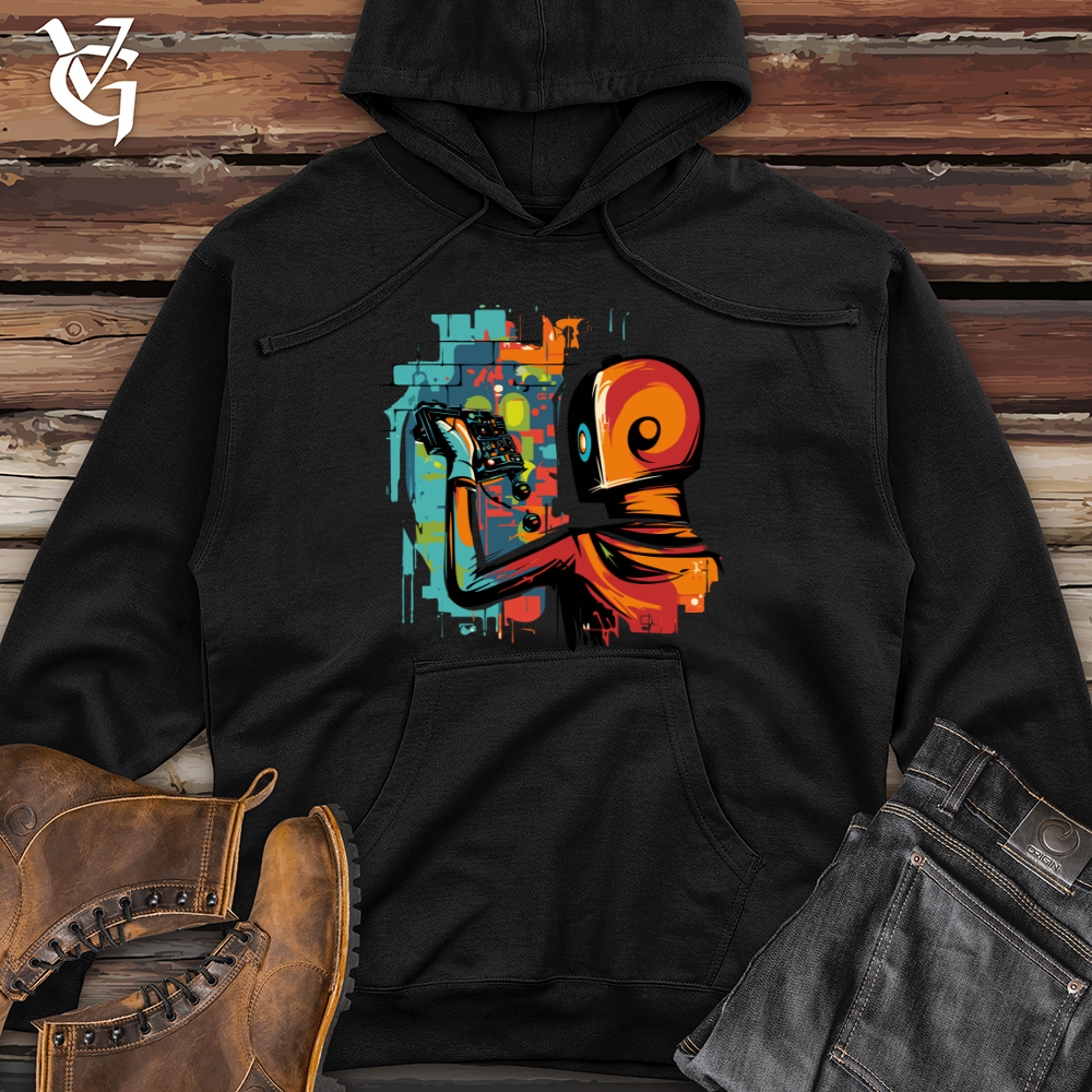 Viking Goods Artistic Automaton Midweight Hooded Sweatshirt Black / L