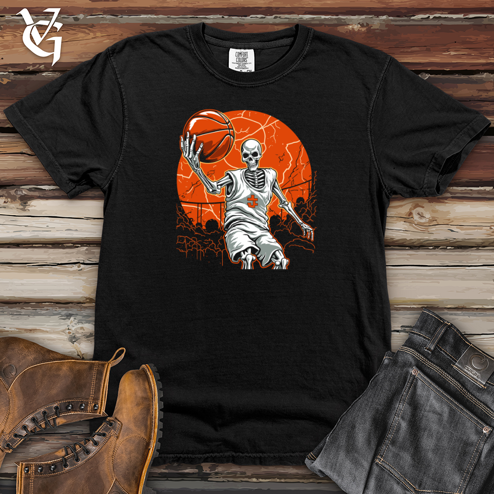 Viking Goods Astro Baller Skeleton Heavy Cotton Comfort Colors Tee Black / L