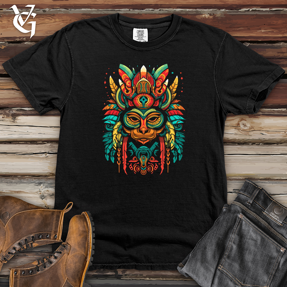 Viking Goods Aztec Spirit Guardian Heavy Cotton Comfort Colors Tee Black / L