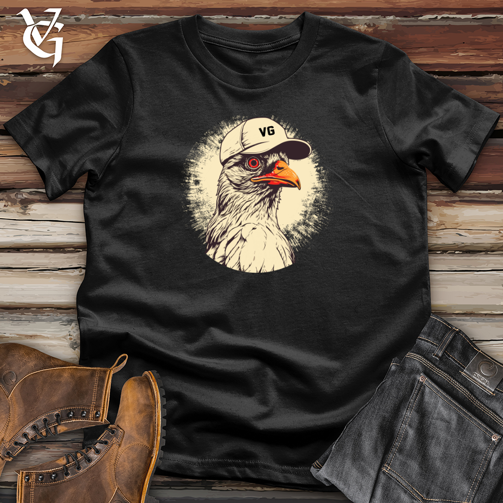 Viking Goods Baseball Batting Chicken Softstyle Tee Black / L
