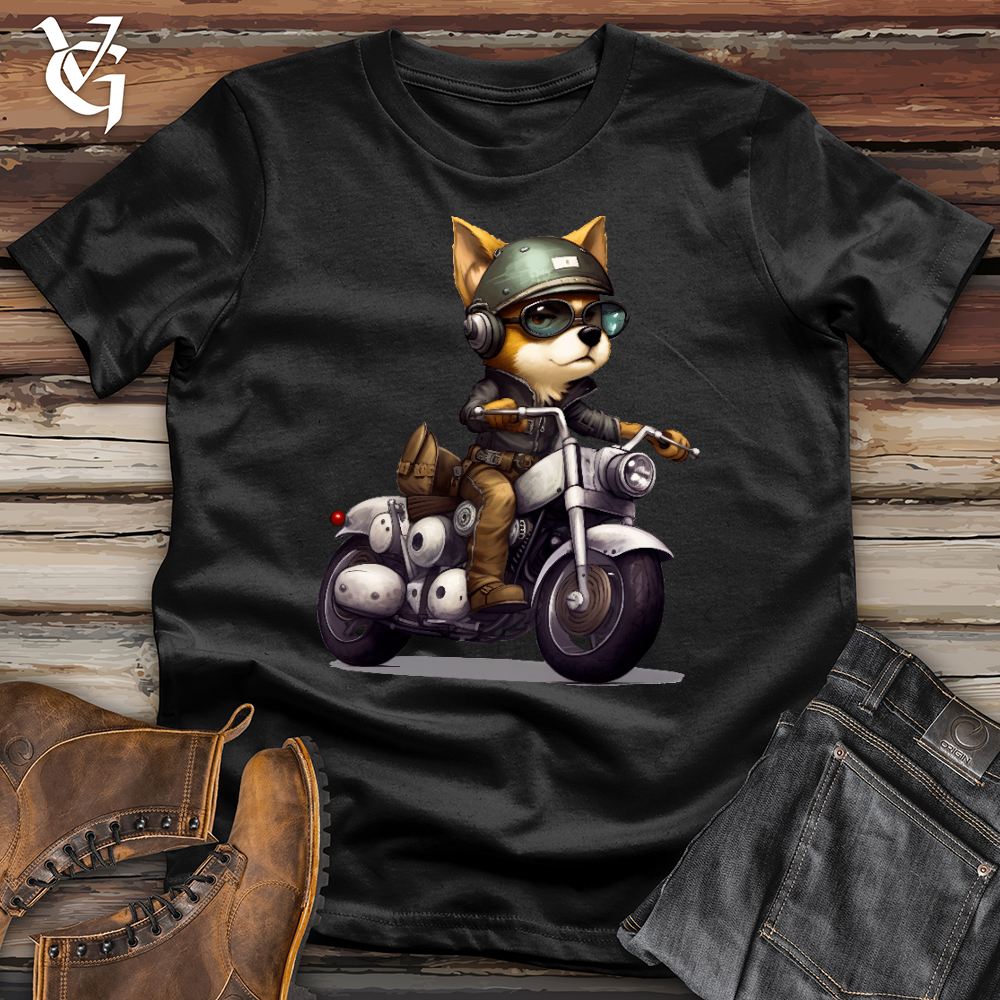 Viking Goods Biker Dog Softstyle Tee Black / L