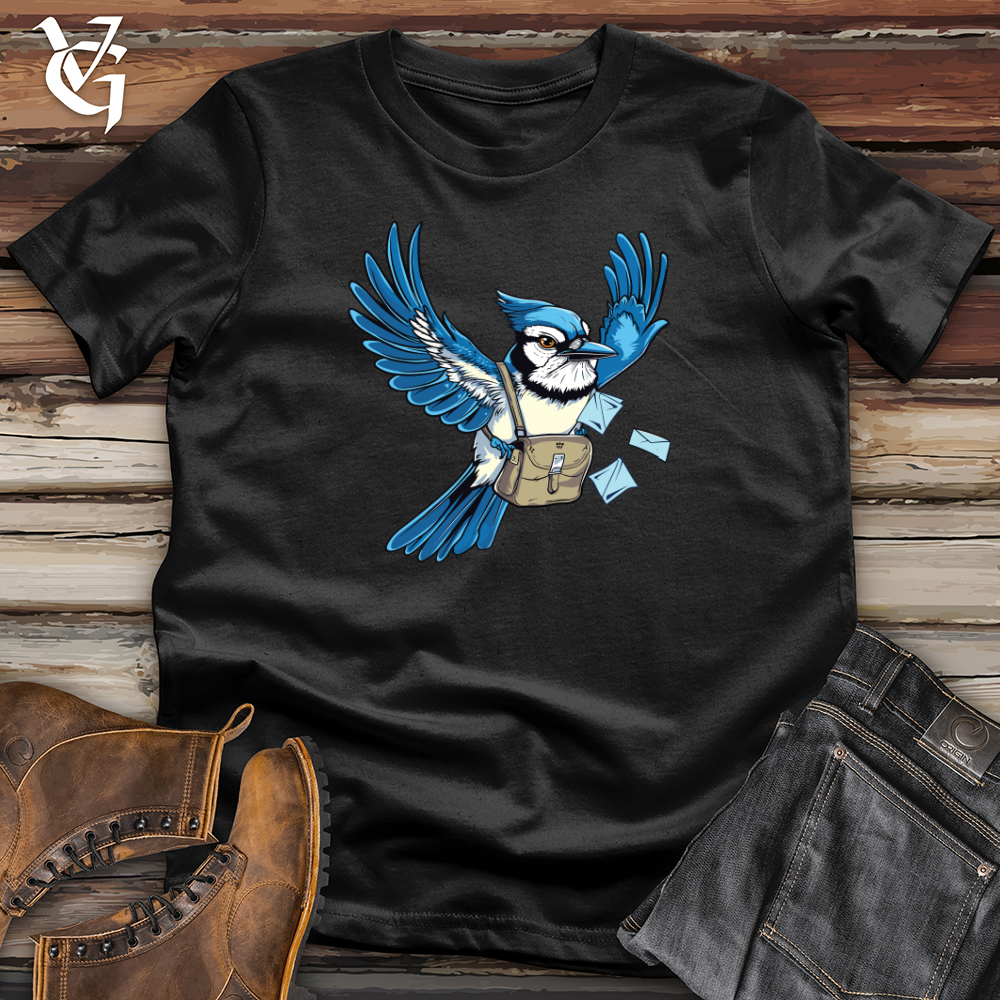 Viking Goods Bluejay Messenger Flight Softstyle Tee Black / L